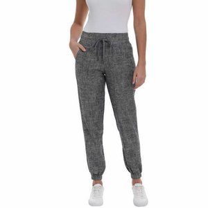 Briggs Linen Blend Jogger Pants Black XL